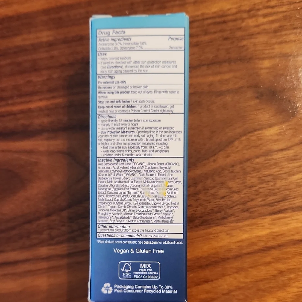 COOLA Blue Refreshing Water Gel Serum - Picture 3 of 4